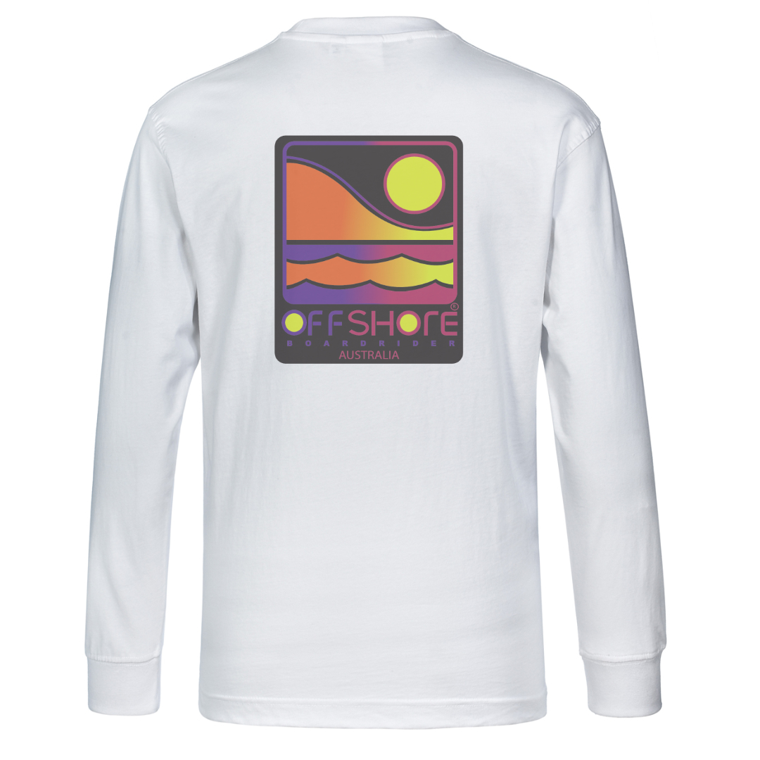 Long Sleeve T shirt Classic Offshore Back Print